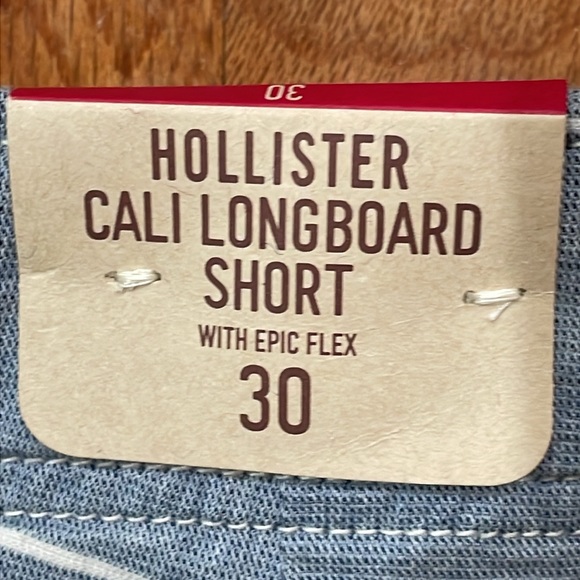 Hollister Men’s Cali Longboard Short with Epic Flex Size 30 NWT Blue White - Picture 2 of 5